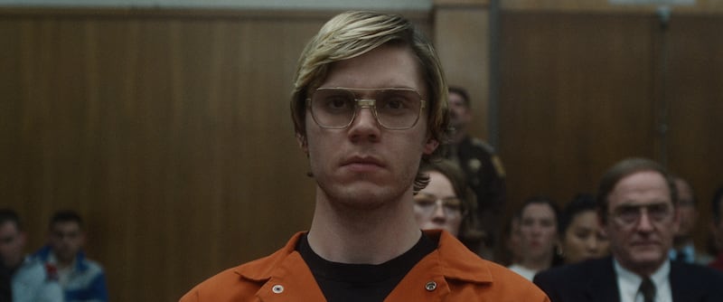 Evan Peters as Jeffrey Dahmer in “Monster: The Jeffrey Dahmer Story.”