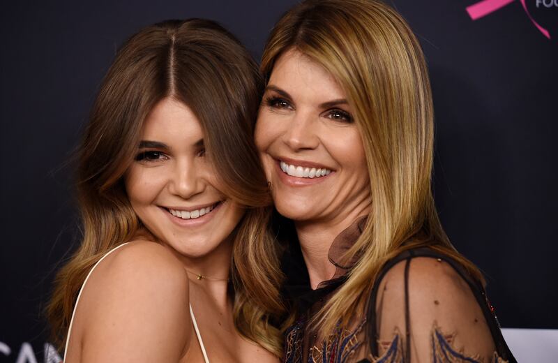 Lori Loughlin poses with her daughter Olivia Jade Giannulli.