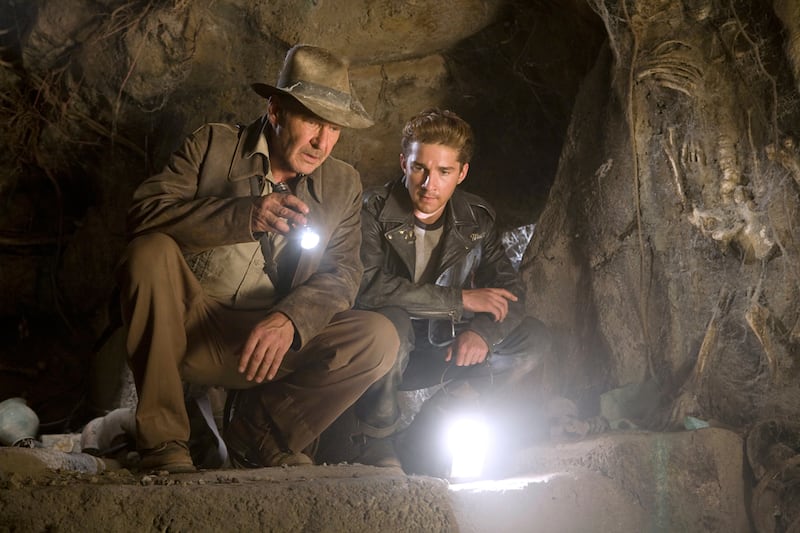 Harrison Ford and Shia LaBeouf in “Indiana Jones and the Kingdom of the Crystal Skull.”