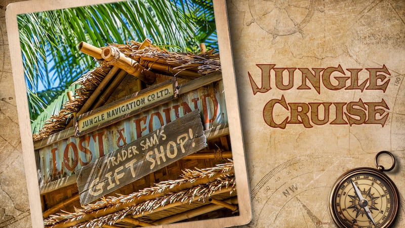 A promotional photo shows the new Jungle Cruise ride at Disneyland.