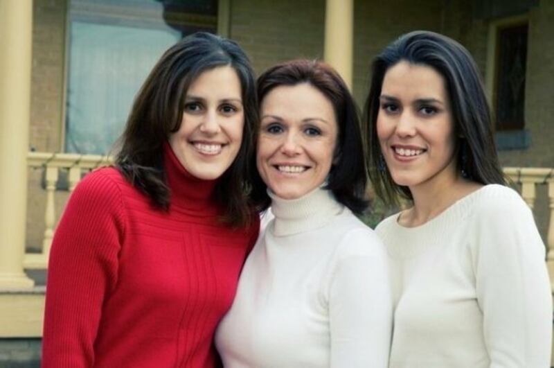 Sonia Rodrigues stands between her daughters, Priscila Romo and Camila Williams. She raised her daughters to believe they could tackle anything, Williams says of her mother.