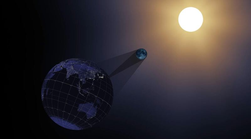 On July 21, there will be a full 90 minutes of totality as the moon's shadow sweeps across the country. The moon moves in front of the sun and briefly snatches it away from us.