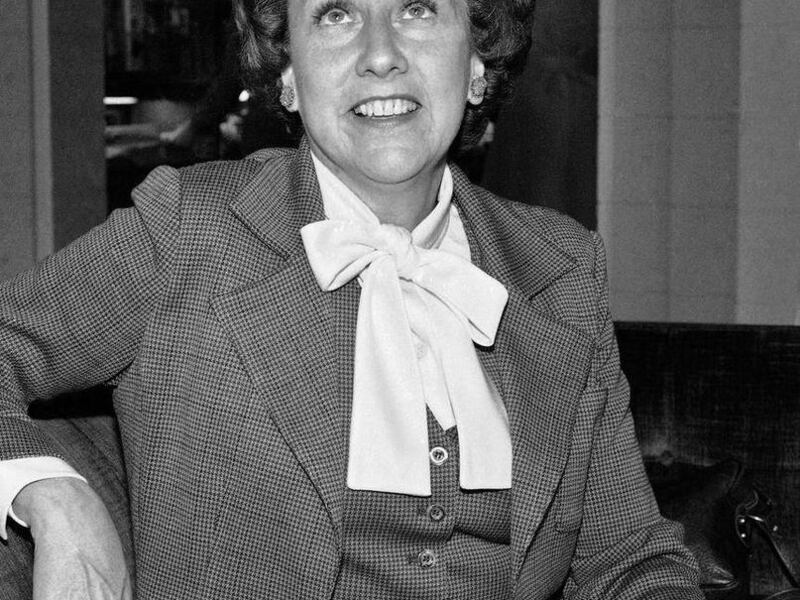 FILE - Actress Jean Stapleton speaks during an interview in Washington on Wednesday, March 3, 1977, saying she will increase speaking out to the "Edith Bunkers" of the land to try and muster support for the Equal Rights Amendment. Stapleton, who played Ed