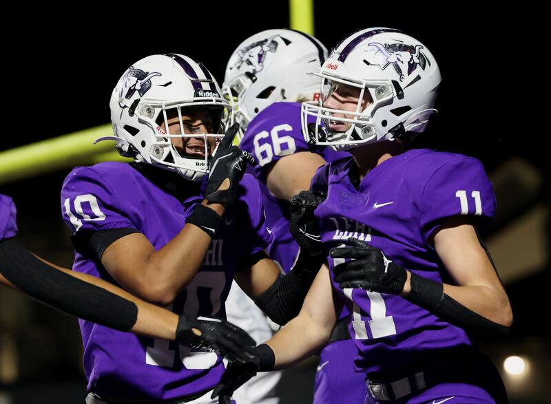 Lehi and Herriman play at Lehi on Friday, Sept. 8, 2023. Lehi won 48-28.
