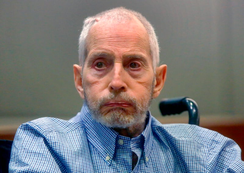 Robert Durst appears in Los Angeles Superior Court Airport Branch.