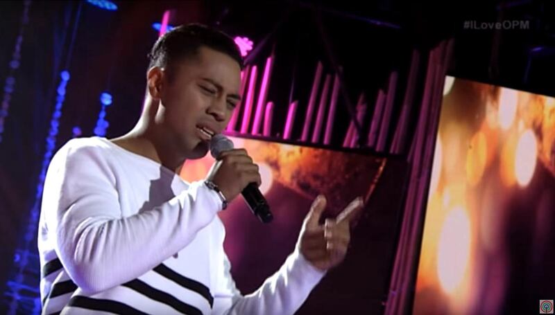 Naisa Lasalosi competes on "I Love OPM."