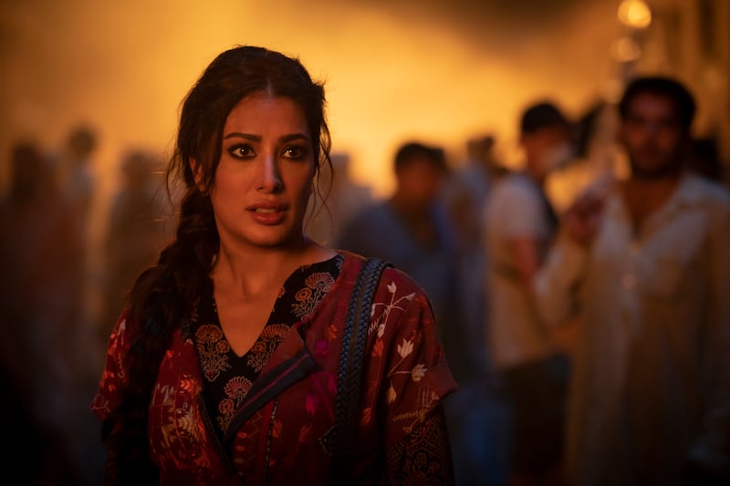 Mehwish Hayat as Aisha in Marvel Studios’ “Ms. Marvel.”