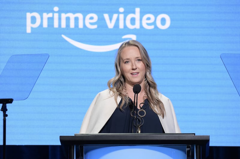 Jennifer Salke participates in the executive session during the TCA Summer Press Tour on Saturday, July 28, 2018, in Beverly Hills, California.