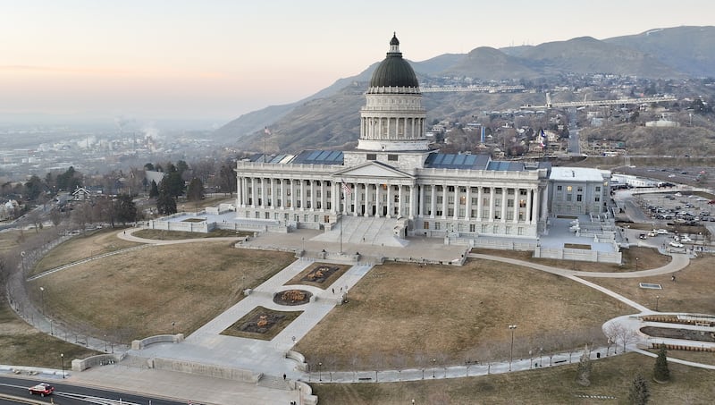 The Capitol is pictured in Salt Lake City on Monday, Jan. 29, 2024.