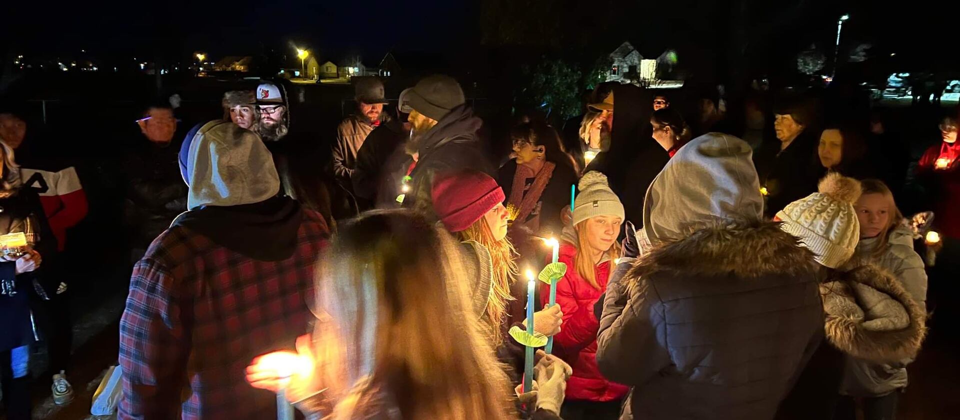 A vigil was held for 13-year-old Rylie Secrest at Constitution Park in Roosevelt on Wednesday.