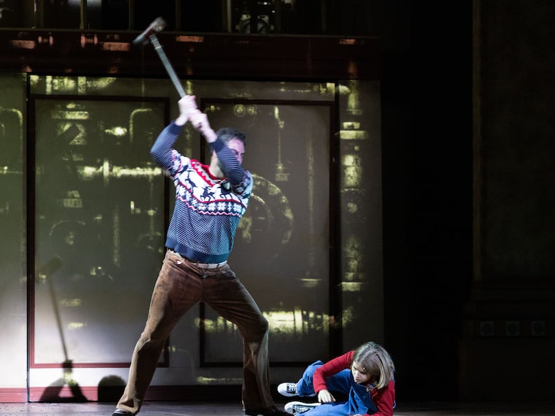 A scene from Mark Campbell and Paul Moravec's opera "The Shining."