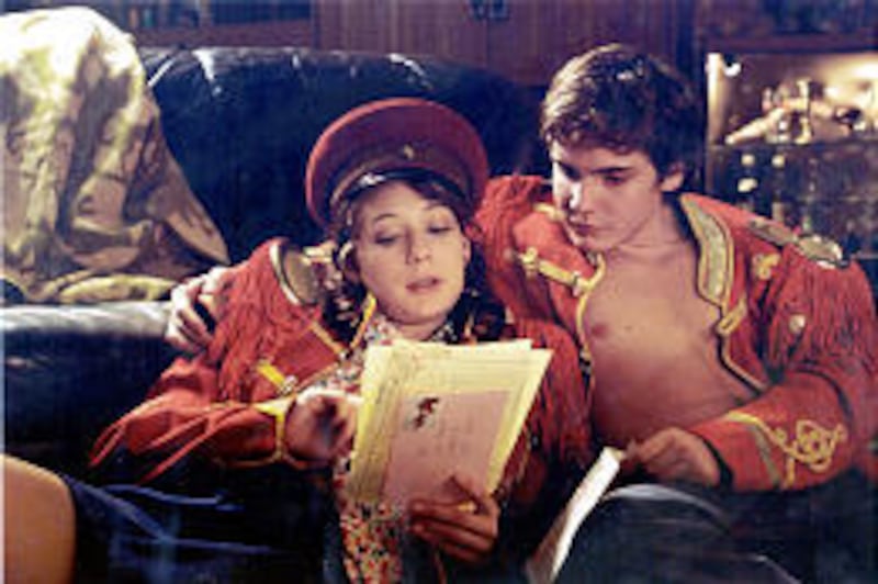 Chulpan Khamatova plays Lara, a student nurse, and Daniel Bruhl is Alex, a devoted son protecting his ailing mother, in "Good Bye, Lenin."