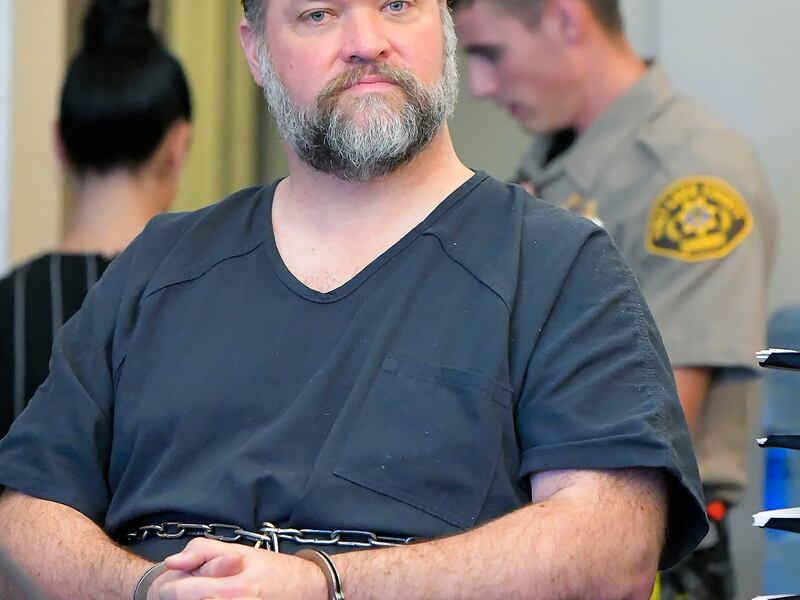 FILE - Lonnie Nyman appears in 3rd District Court on Monday in Salt Lake City, to plead guilty to charges including enticement of a minor, and witness tampering.