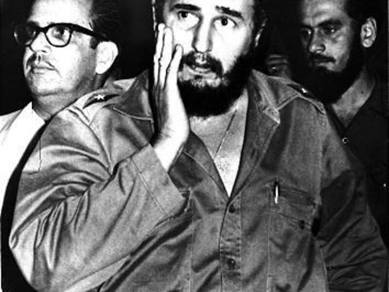Cuban President Fidel Castro