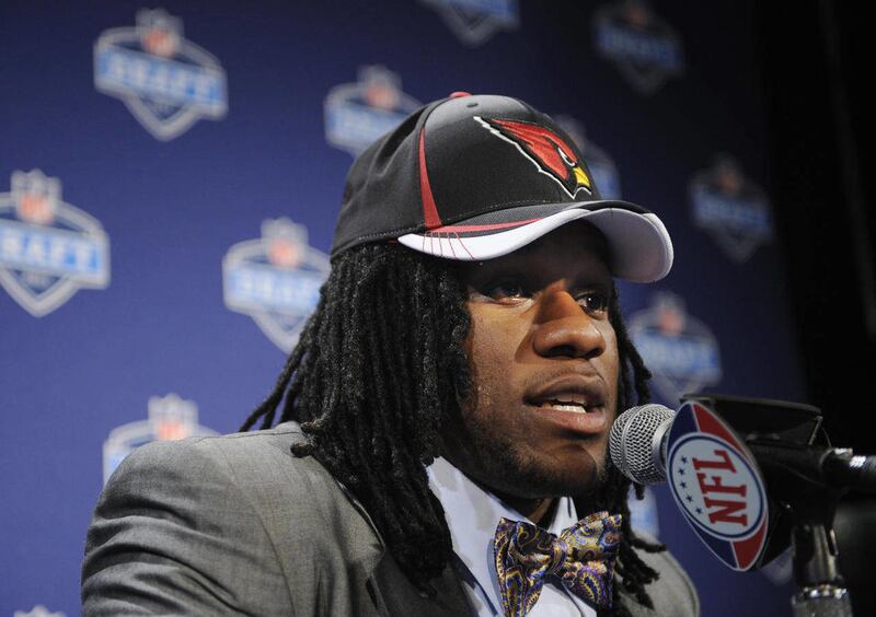 Virginia Tech running back Ryan Williams responds to questions after being selected by the Arizona Cardinals in the second round of the NFL football draft at Radio City Music Hall Friday, April 29, 2011, in New York.