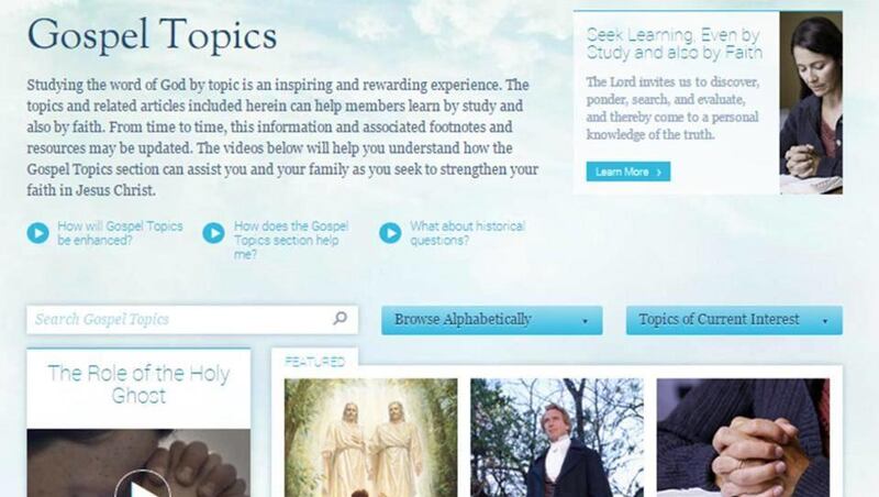 The LDS Church has released 11 in-depth essays in the Gospel Topics section of lds.org since November of last year.