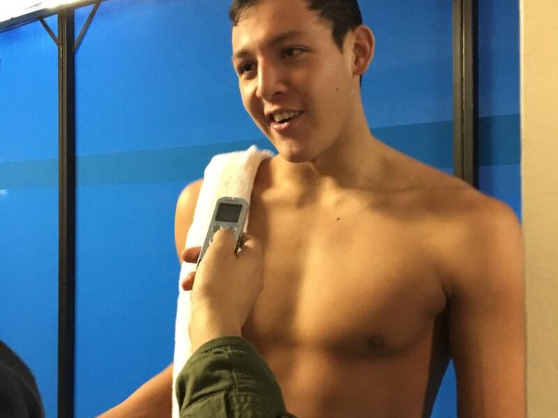 Brighton High alum Long Gutierrez finished seventh in his heat of the 100-meter butterfly with a time of 53.34 seconds on Thursday while competing for Mexico.