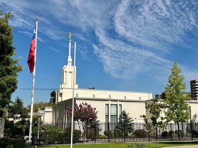 A view of the Santiago Chile Temple on Monday, Feb. 3, 2025.