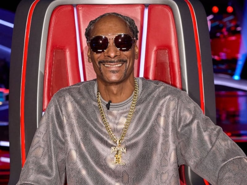 Snoop Dogg is a coach on Season 26 of "The Voice."