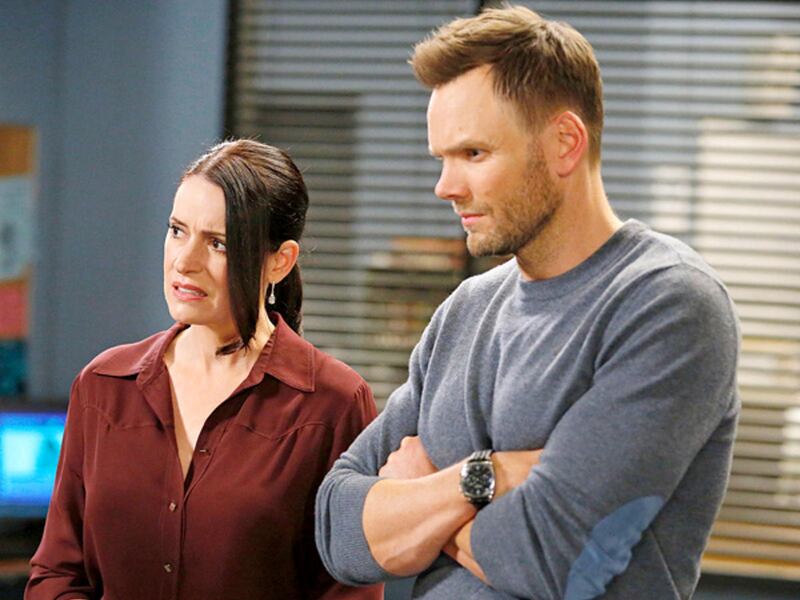 Paget Brewster and Joel McHale lead the ensemble cast of “Community.” The sixth and final season is now on DVD.