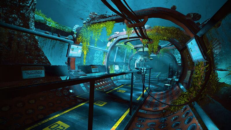 Explore a dilapidated underwater facility infested with cyborg monsters in "SOMA."