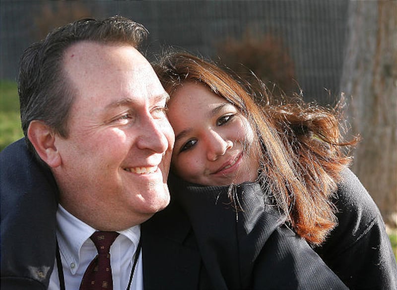 Utah's Attorney General Mark Shurtleff and his daughter Danielle are seen photographed in March 2006 in Murray.