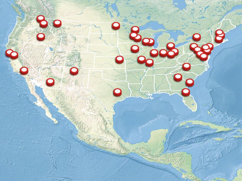 On-campus religious groups are often targeted by public universities, according to the Foundation for Individual Rights in Education, or FIRE. This map shows the schools that pitted nondiscrimination policies against religious student groups over the last