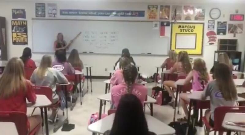 A Texas high school is under fire after a video about the school’s dress code received massive backlash for showing only girls.