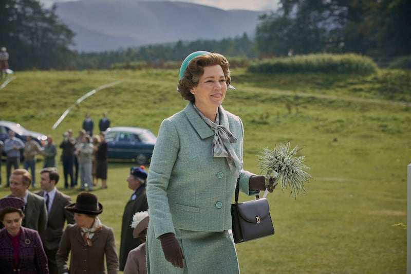Queen Elizabeth II (OLIVIA COLMAN) in “The Crown.”