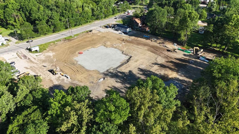 Aerial photo of the Cleveland Ohio Temple site.