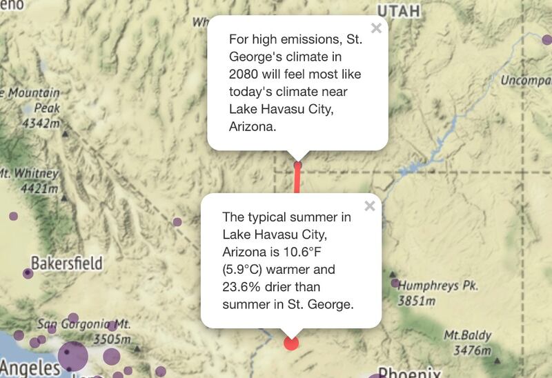 A look at what St. George will feel like in 2080.
