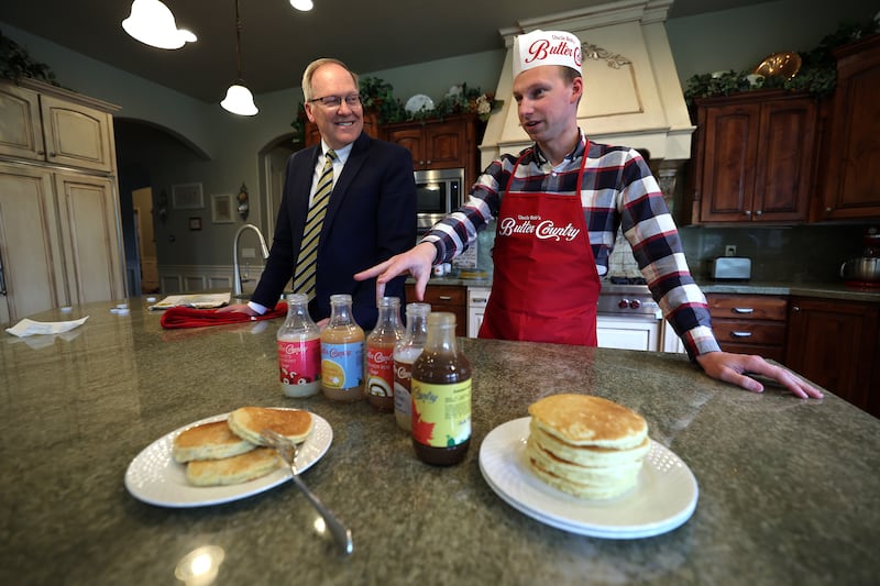 Bob and Jared Smith created Uncle Bob’s Butter Country Syrup.