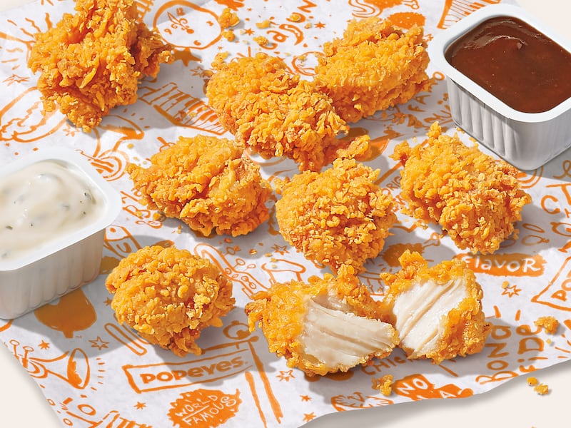 Popeyes’ chicken nuggets.