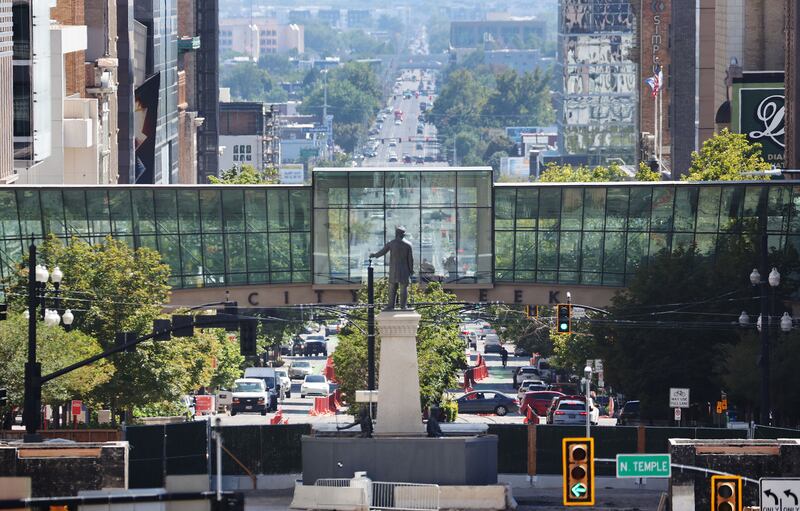 Main Street in Salt Lake City is pictured on Thursday, Sept. 1, 2022.