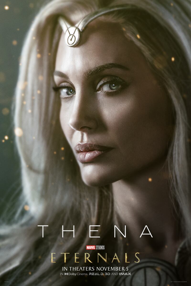 Thena in Marvel Studios’ “Eternals.”