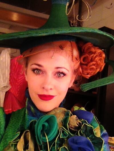 Utah native Shayla Osborn Beck backstage during a performance of "Wicked." Beck performed in the ensemble and as the understudy for Elphaba and Nessarose in the touring cast from 2013-2015.