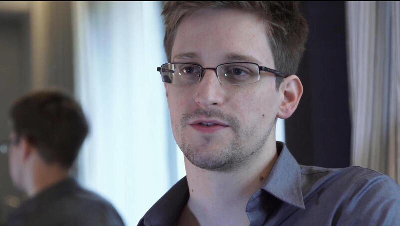 This June 9, 2013 file photo provided by The Guardian Newspaper in London shows National Security Agency leaker Edward Snowden, in Hong Kong.