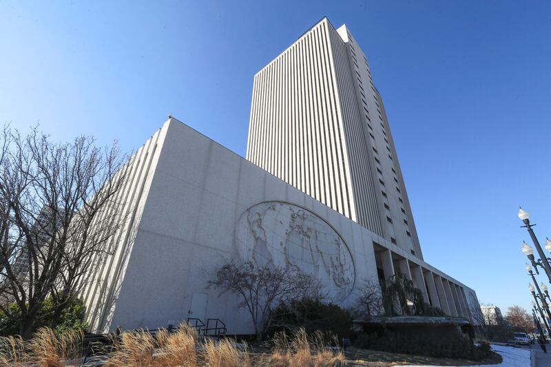 The Church Office Building of The Church of Jesus Christ of Latter-day Saints is pictured.