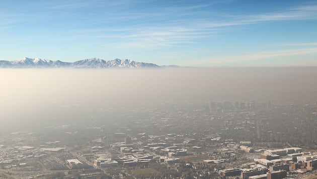 Temperatures drop rapidly in the East as Utah deals with declining air quality