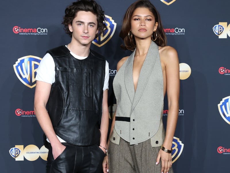 Zendaya and Timothy Chamalet both star in “Dune: Part Two.”