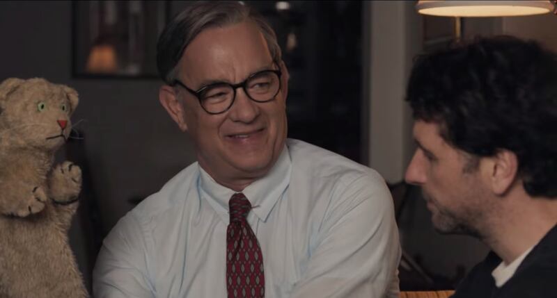 Tom Hanks and Matthew Rhys star in "A Beautiful Day in the Neighborhood."