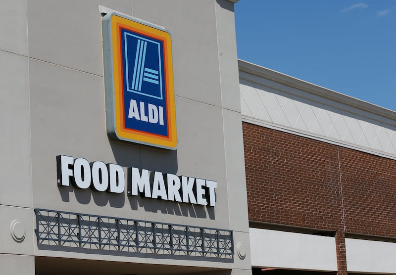 An Aldi store is pictured in Oklahoma City.