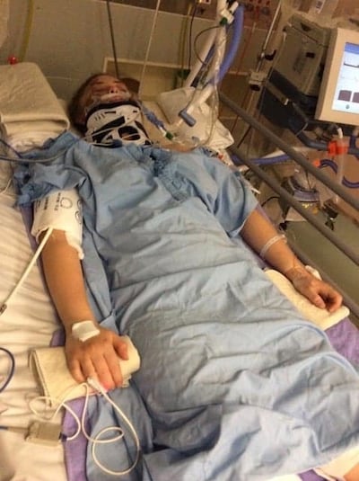 Kendal Levine, of Vineyard, was in a coma at a hospital in Australia after she was hit by a car on Sept. 5, 2014.