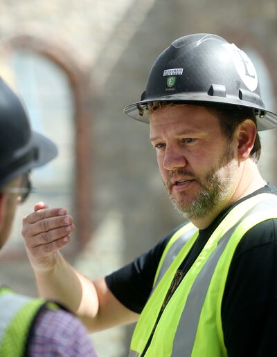Josh Shipley is chief creative officer of Evermore Park, an Old World, Gothic-styled European village that is opening soon in Pleasant Grove. Photo taken on Thursday, Sept. 13, 2018.