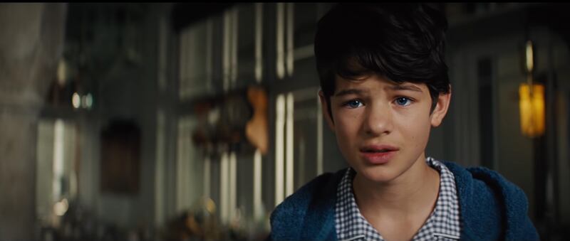 Ferdia Shaw as Artemis Fowl the second in the 2020 Disney film Artemis Fowl, directed by Kenneth Branagh.