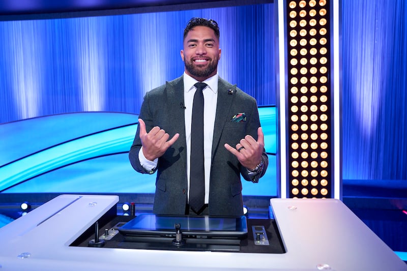 Manti Te’o recently competed on "ESPN Jeopardy!" with his “Good Morning Football” co-hosts Jamie Erdahl and Kyle Brandt.