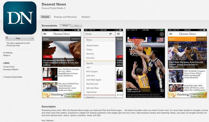 Version 3.0 of the free Deseret News iOS app offers many new features, including a simplified approach to viewing and consuming content.