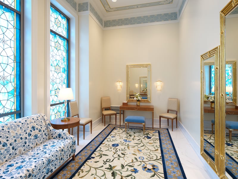 The bride's room of the Belo Horizonte Brazil Temple.