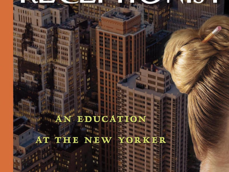 This book cover image released by Algonquin shows "The Receptionist: An Education at the New Yorker," by Janet Groth.