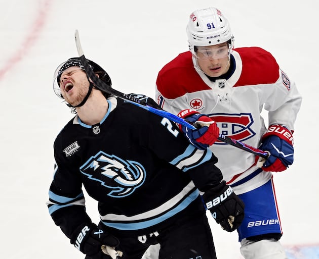 Mammoth’s 3-goal 2nd period not enough in loss to Canadiens